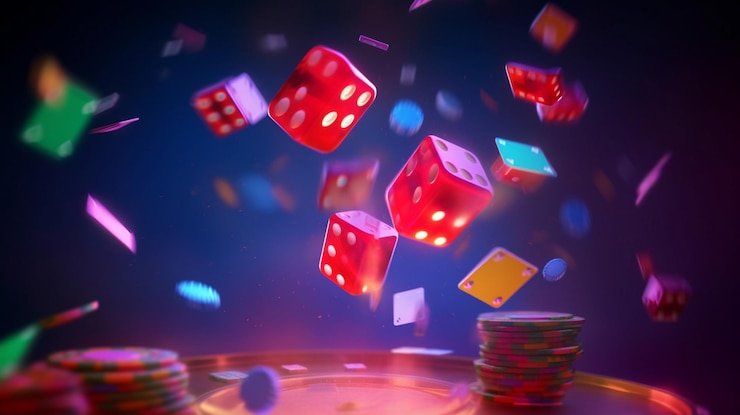 Tampilan meja baccarat langsung Allbet dengan dealer dan kartu yang terlihat jelas